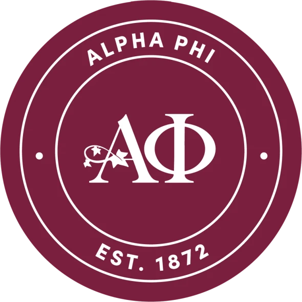 Alpha Phi Sorority Circle Logo Car Decal 