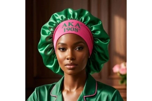 Alpha Kappa Alpha AKA Sorority Bonnet- Green