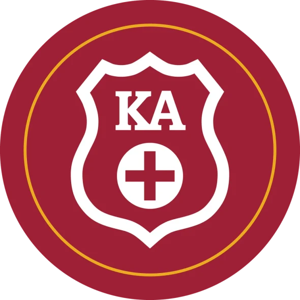 Kappa Alpha Order Fraternity Circle Logo Car Decal 