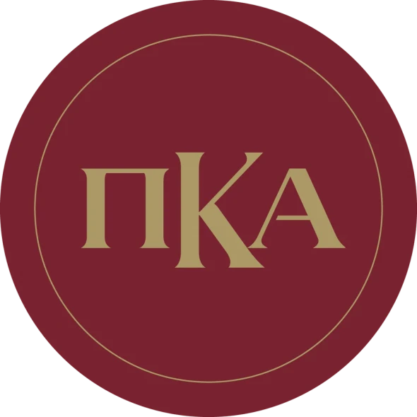 Pi Kappa Alpha PIKE Fraternity Circle Logo Car Decal 