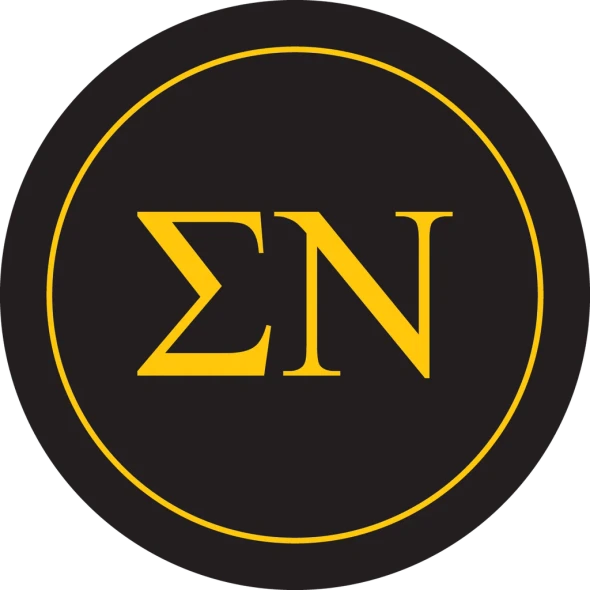 Sigma Nu Fraternity Circle Logo Car Decal 
