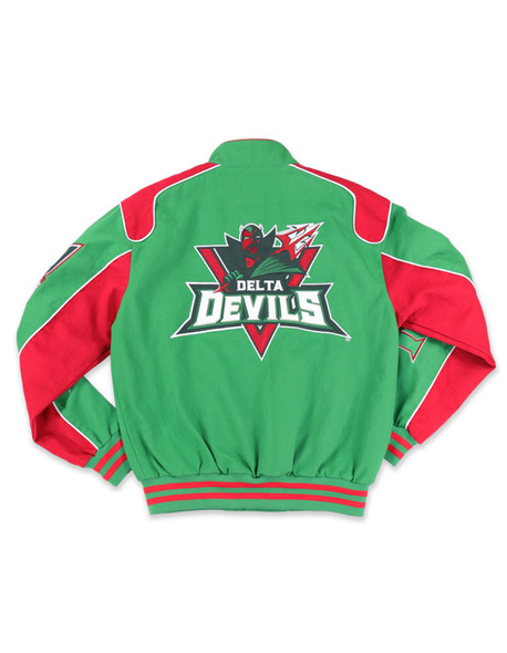 Mississippi Valley State University Racing Jacket- Back
