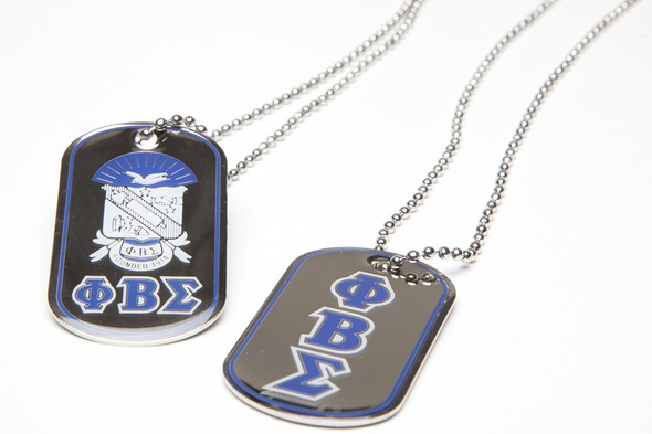 Phi Beta Sigma Fraternity Reversible Dog Tag