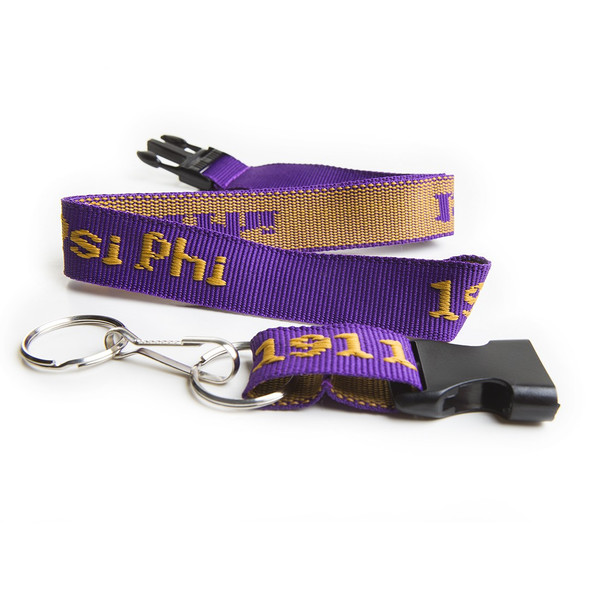 Omega Psi Phi Fraternity Lanyard
