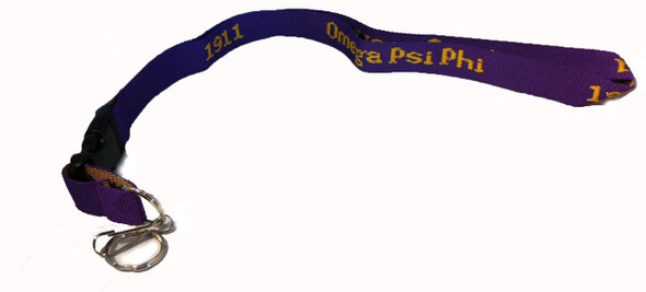 Omega Psi Phi Fraternity Lanyard