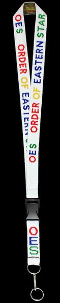 Order of the Eastern Star OES Lanyard/ Key chain 