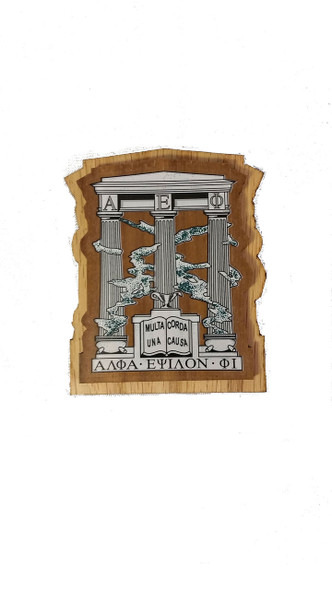Alpha Epsilon Phi AEPHI Raised Wood Crest