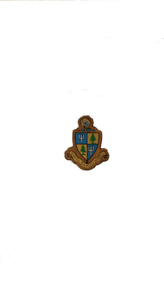 Delta Delta Delta Tri-Delta Mini Wood Crest