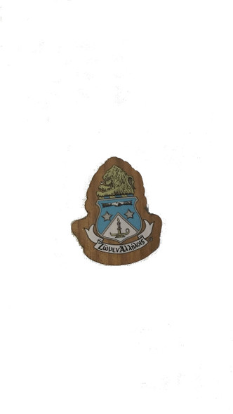 Alpha Delta PI ADPI Mini Wood Crest