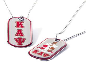 Kappa Alpha Psi Fraternity Reversible Dog Tag