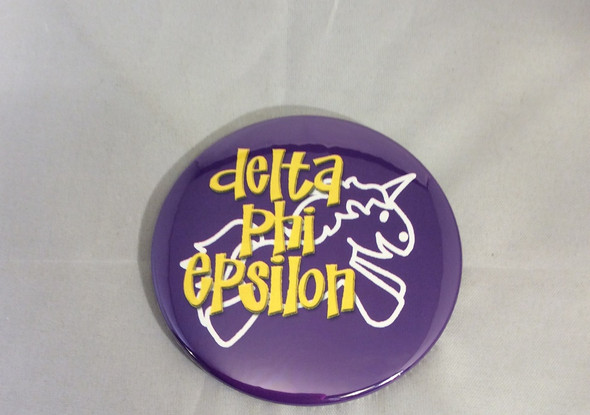 Delta Phi Epsilon DPHIE Sorority- Symbol Button-Large 