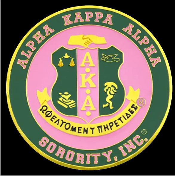 Alpha Kappa Alpha Sorority Car Emblem 