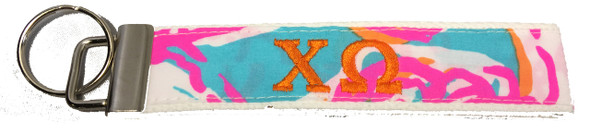 Chi Omega Sorority Key Fob-Pattern #2