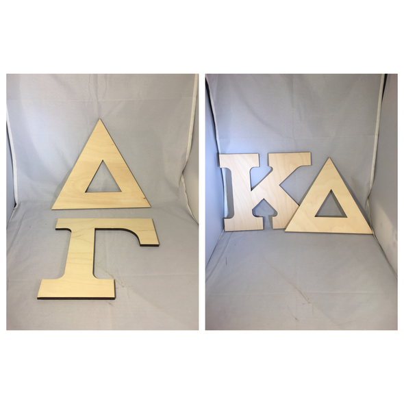 Sorority Wood Letter- Greek Letter Set – Two Letters