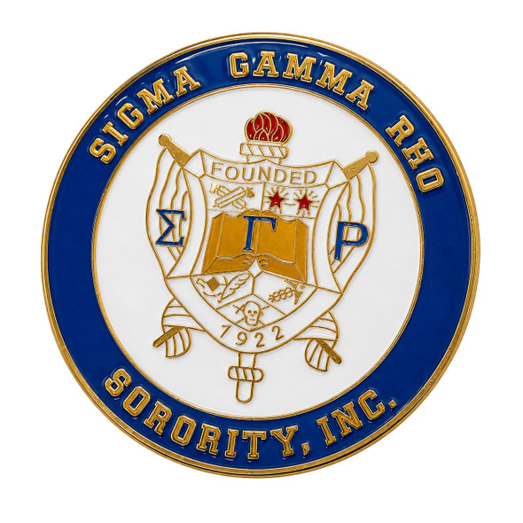 Sigma Gamma Rho Sorority Car Emblem