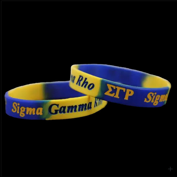 Sigma Gamma Rho Silicone Bracelet