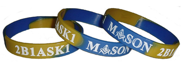 Mason Silicone Wristband Bracelet