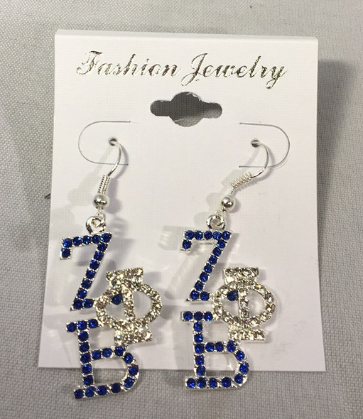 Zeta Phi Beta Sorority Stacked Earrings