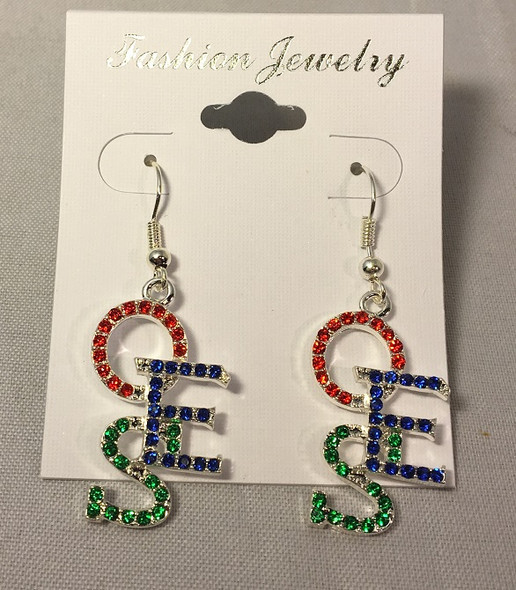 Order of the Eastern Star Stacked Earrings