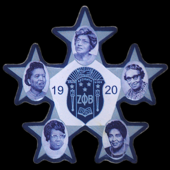 Zeta Phi Beta Sorority Founders Lapel Pin 