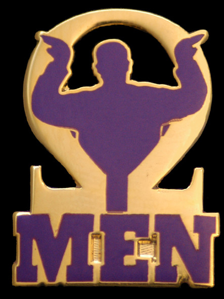 Omega Psi Phi Fraternity Omega Man Lapel Pin