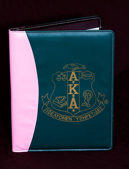 Alpha Kappa Alpha AKA Sorority Padfolio