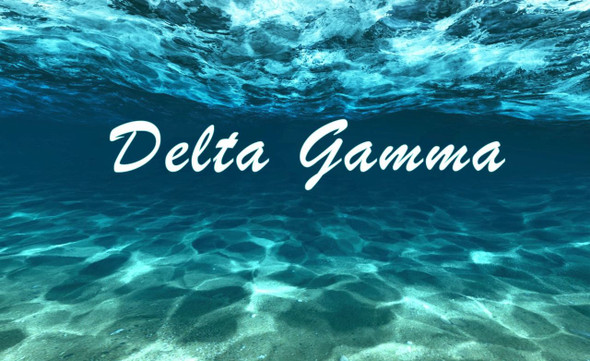  Delta Gamma Sorority Flag- Ocean 
