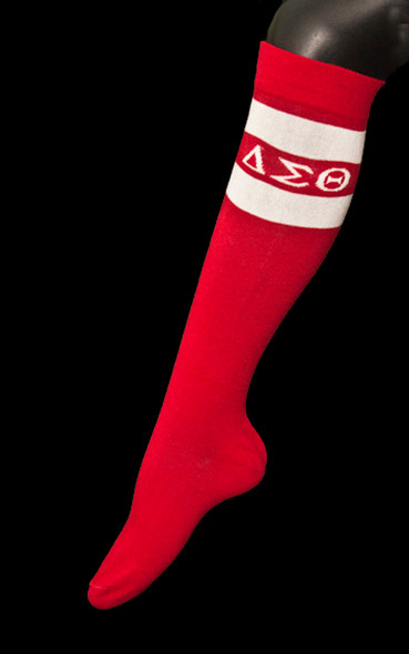 Delta Sigma Theta Sorority Knee High Socks