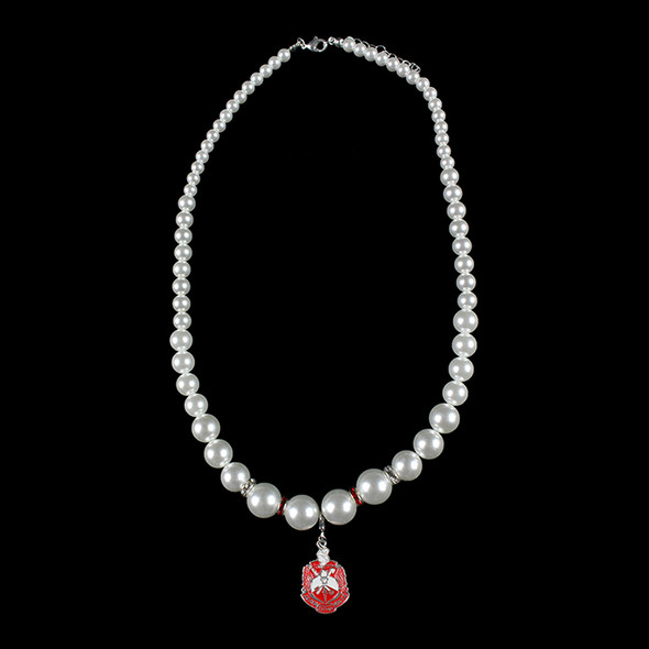 Delta Sigma Theta Sorority Pearl Necklace