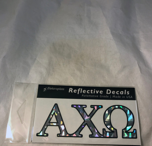  Alpha Chi Omega Sorority Reflective Decal 
