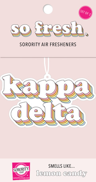 Kappa Delta Sorority Retro Air Freshener