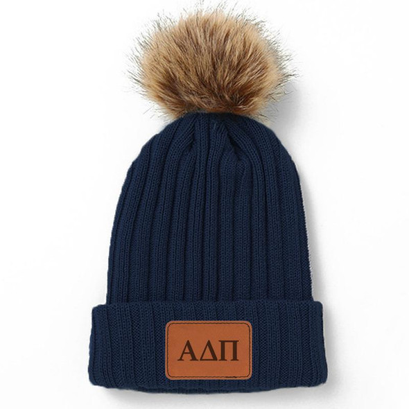 Alpha Delta Pi ADPI Sorority Pom Beanie 