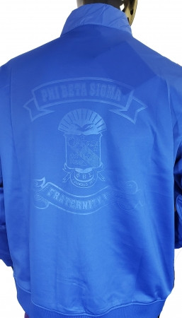 Phi Beta Sigma Fraternity On Court Jacket-Blue