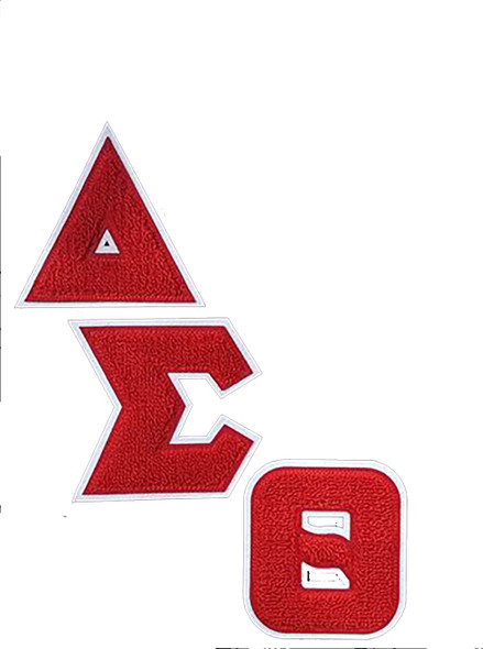 Delta Sigma Theta Sorority Chenille Letter Set