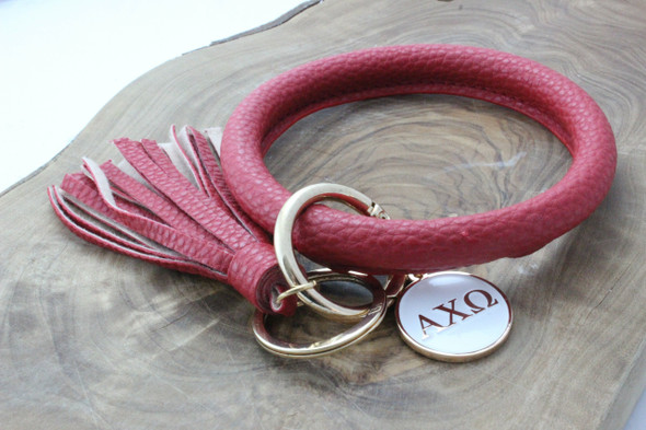 Alpha Chi Omega Sorority Bangle Keychain 