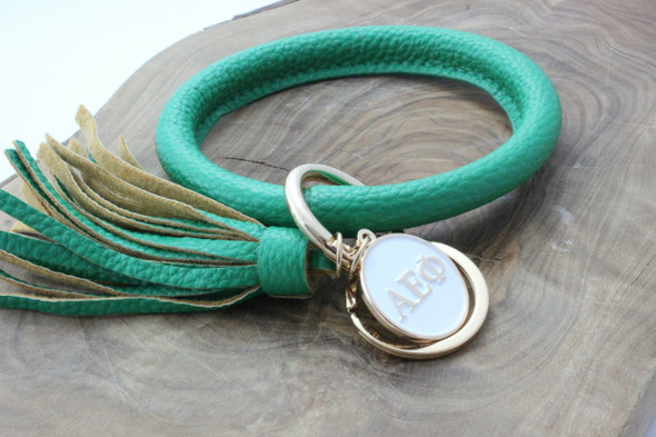 Alpha Epsilon Phi AEPHI Sorority Bangle Keychain 