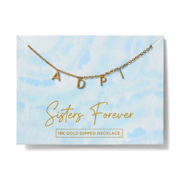 Alpha Delta Pi ADPI Sorority Name Necklace 