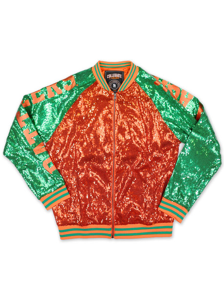 Florida A&M University FAMU Sequin Jacket- Front