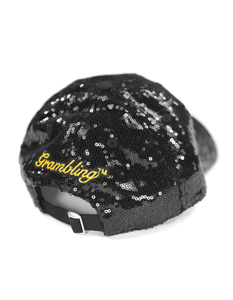 Grambling State University Sequin Hat-Black 