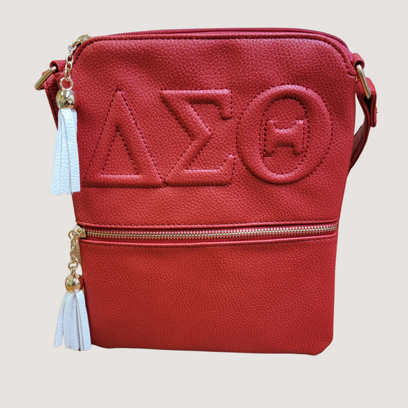 Delta Sigma Theta Sorority Crossbody Bag-Red