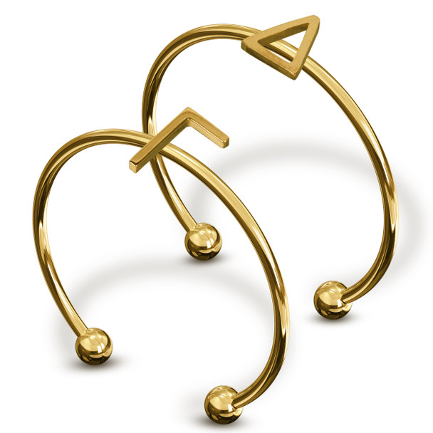 Delta Gamma Sorority Stacking Ring Set
