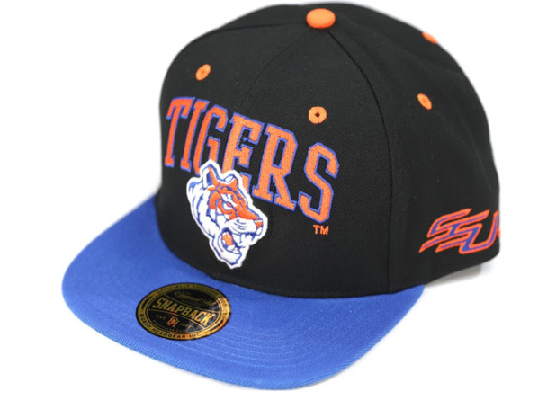 Savannah State University Snapback Hat-Black-Front