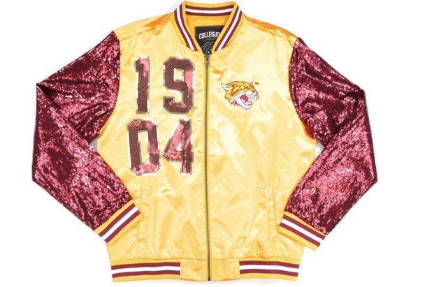 Bethune-Cookman University Satin Sequin Jacket-Front