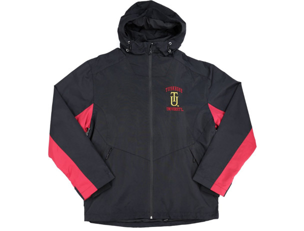 Tuskegee University Windbreaker-Black-Front