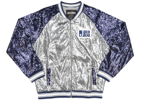 Jackson State University JSU Sequin Jacket-Front
