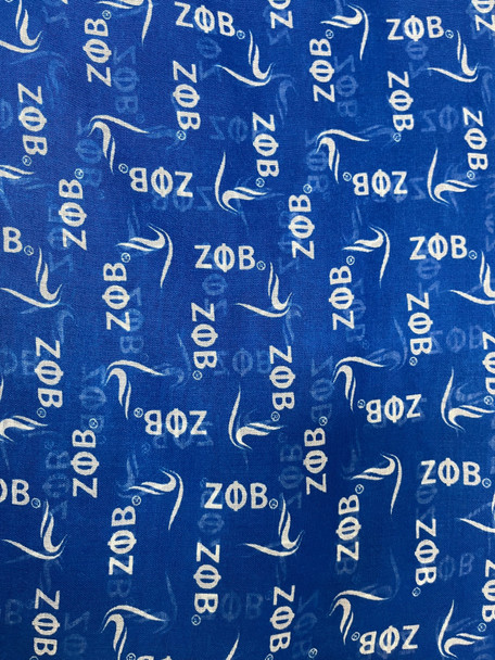 Zeta Phi Beta Sorority Extra Large Scarf-Style 2
