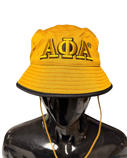 Alpha Phi Alpha Fraternity Bucket Hat-Old Gold