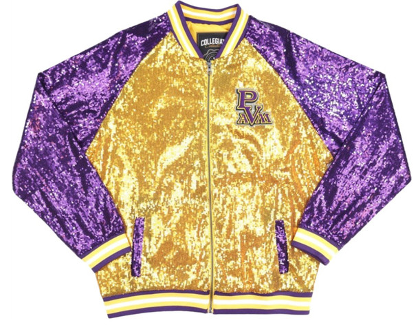 Prairie View A&M University PVAMU Sequin Jacket-Front