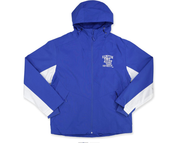 Hampton University Windbreaker -Front
