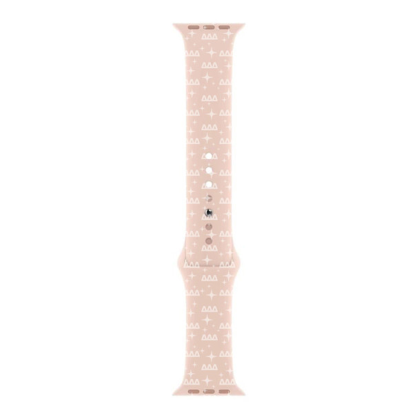 Delta Delta Delta Tri-Delta Sorority Silicone Smart Watch Band